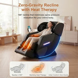 Massage Chair Full Body 2026 Upgraded Zero Gravity Recliner with Heat,8 Fix Points,Bluetooth, Airbag,Touch Screen,Footrest,L-Track Shiatsu Massage Chair Full Body for Parents Seniors