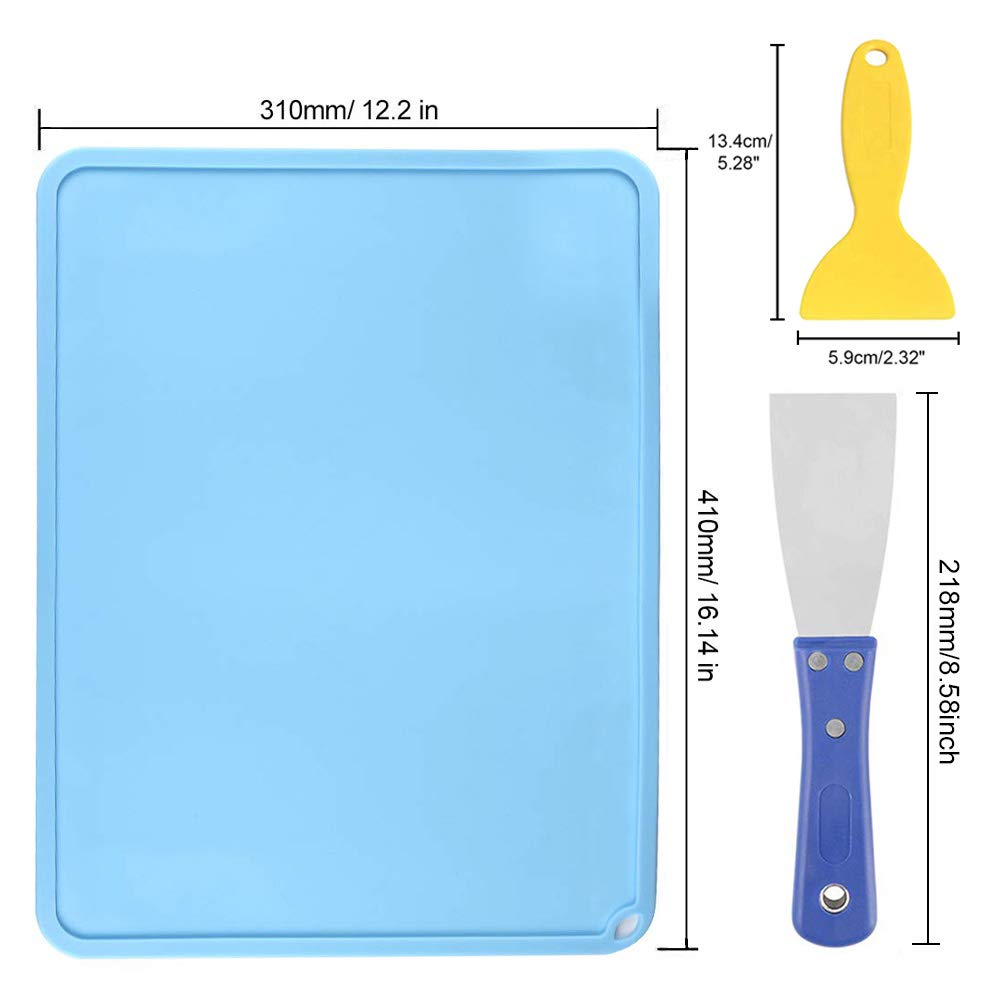 DAOKI Resin 3D Printer Tool Kit Clean Basic Tools with Plier, File, Tweezer, Trimmer Pen, Resin Filter, Scraper, Plastic Remove Tool, Silicone Mat for SLA DLP LCD 3D Printer Accessories - WoodArtSupply