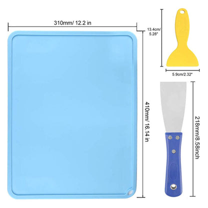 DAOKI Resin 3D Printer Tool Kit Clean Basic Tools with Plier, File, Tweezer, Trimmer Pen, Resin Filter, Scraper, Plastic Remove Tool, Silicone Mat for SLA DLP LCD 3D Printer Accessories - WoodArtSupply