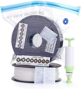 Sovol Vacuum Sealed Bags, Filament Storage Kit for 3D Printer, Vacuum Compression Storage Bags, Prevent and Monitor Moisture - 10 Bags with 1 Hand Pump, 10 Desiccant & 10 Humidity Indicator Cards Sovol