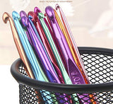 14PCS Aluminum Crochet Hooks Knitting Needles Craft Yarn 2.0mm/2.5mm/3.0mm/3.5mm/4.0mm/4.5mm/5.0mm/5.5mm/6.0mm/6.5mm/7.0mm/8.0mm/9.0mm/10.0mm HSYMQ