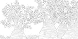 The Splendor of Trees Coloring Book (Calm Coloring: Natural Wonders) White Star Publishers
