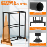 3D Printer Filament Storage Rack, Heavy Duty Metal Holder with 3/5-Tier Option Precision Engineered Connection, Adjustable Feet, Safety-Optimized Edge for Workshop, Studio, Home Office (Black 3-Tier) Pugala