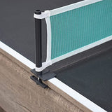 Hathaway Logan 7-ft Pool Table Combo Set with Benches - Rustic Gray with Blue Felt, Barnwood Hathaway