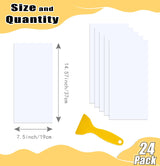 HEIPINIUYE 24 Puzzle Saver Sheets Peel and Stick, Preserve 4 × 1000 Pieces Jigsaw Puzzles, Puzzle Glue Sheets for Easy Framing of Finished Puzzles HEIPINIUYE