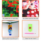 5D DIY Diamond Art, Rocket Racoon Guardians of Galaxy Racoon Diamond Art Kits for Adults Full Drill Round Diamond Gem Art Beads Painting Perfect for Home Wall Décor 11.8x15.7 inches Better Selection