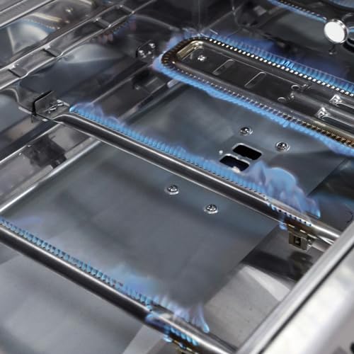 Royal Gourmet GA4402S 4-Burner Propane Gas Grill with Side Burner & Warming Rack, Stainless Steel Gas Grill with 54,000 BTUs Output for Barbecue Grilling & Backyard Cooking, Silver Royal Gourmet