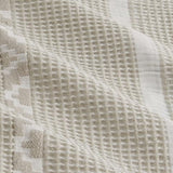 Bedsure Waffle King Size Comforter Set - Linen Soft Cotton Bedding Set for All Seasons, Stripe Fluffy Bed Set 3 Pieces with 1 Waffle Weave Comforter King Size and 2 Pillow Shams Bedsure