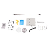 110V Multi-function Mini Table Saw, 750W Portable High Precision DIY Woodworking Cutter Handmade Tool,1000-10000RPM Electric Benchtop Table Polisher Grinder Saw Cutting Machine for Gem Jewelry Rock MUSESPANI