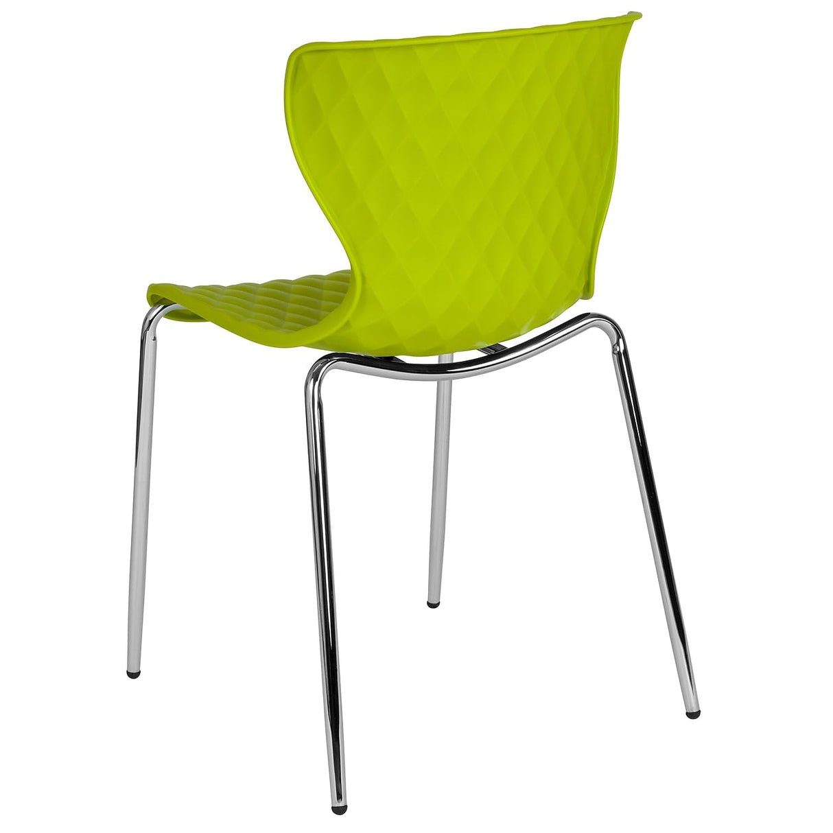 Flash Furniture Lowell Contemporary Design Citrus Green Plastic Stack Chair Flash Furniture