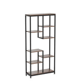 Tribesigns 6-Tier Tall Bookshelf Bookcase, Industrial 8-Shelf Open Bookcase Storage Display Book Shelves for Living Room, Home Office Tribesigns