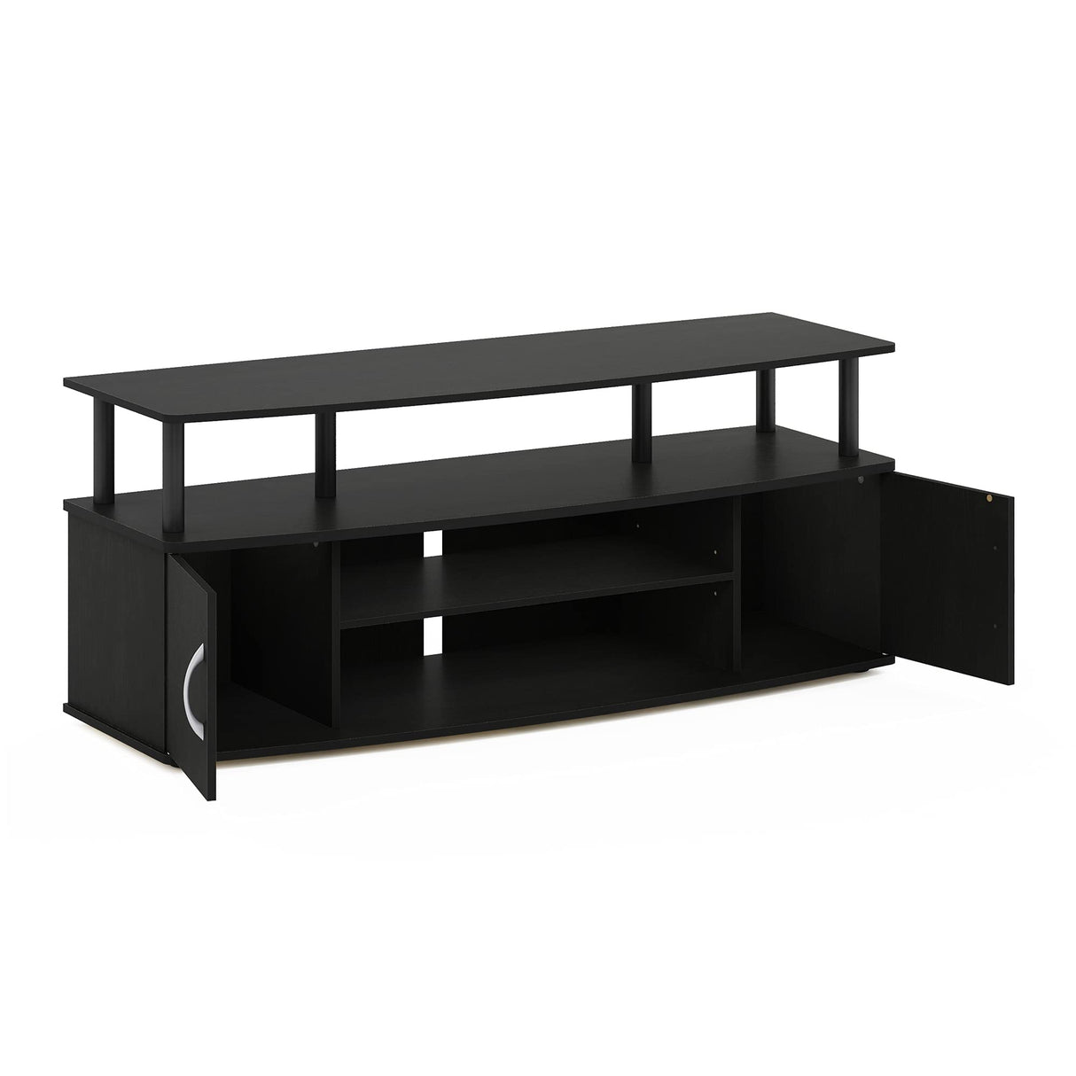 Furinno JAYA Large Entertainment Stand for TV Up to 55 Inch, Blackwood Furinno