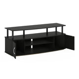 Furinno JAYA Large Entertainment Stand for TV Up to 55 Inch, Blackwood Furinno