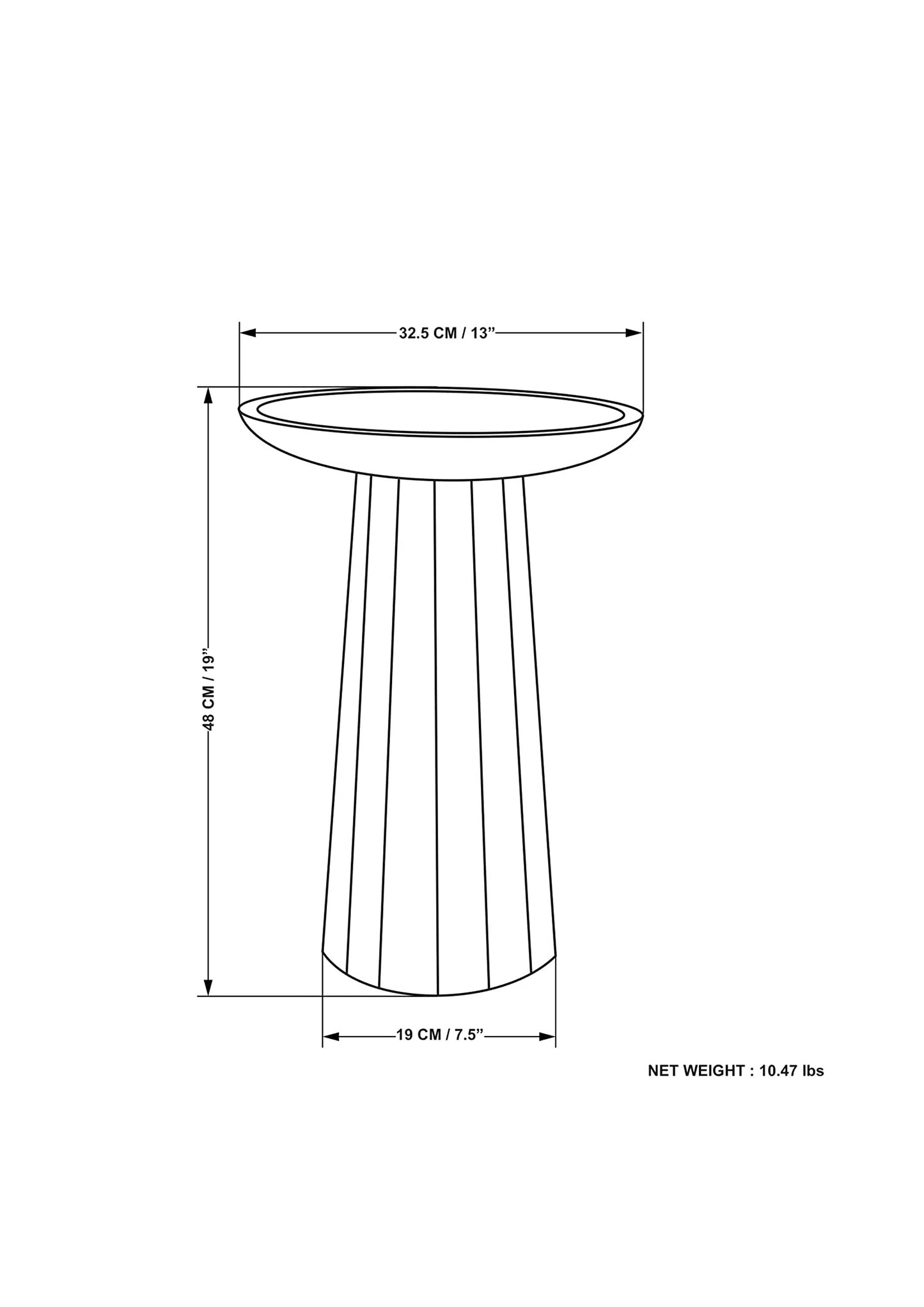 SIMPLIHOME Dayton SOLID MANGO WOOD 13 inch Wide Round Wooden Accent Table in Light Cognac, Fully Assembled, for the Living Room and Bedroom - WoodArtSupply