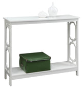 Convenience Concepts Omega Console Table, White Convenience Concepts