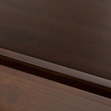 SIMPLIHOME Artisan SOLID WOOD 57 inch Wide Transitional Modern 8 Cube Storage Sofa Table in Russet Brown with Storage, 8 Shelves, for the Living Room, Entryway and Bedroom SIMPLIHOME