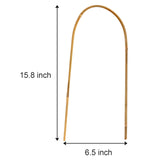 Coloch 20 Pack Bamboo U Trellis Support, 16 Inch U Loop Plant Stake Arch Garden Trellis for Potted Plants, Climbing Flowers and Vines, Ivy, Outdoor Planting Coloch
