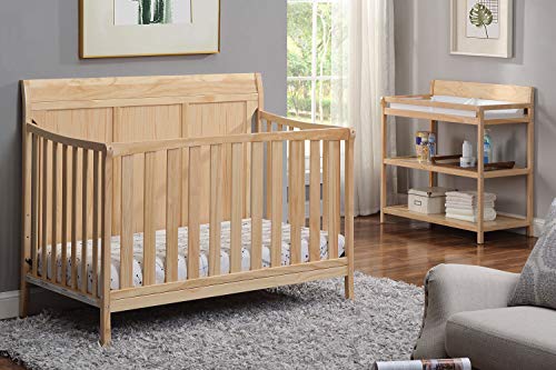 Suite Bebe Shailee 4-in-1 Convertible Crib in Natural