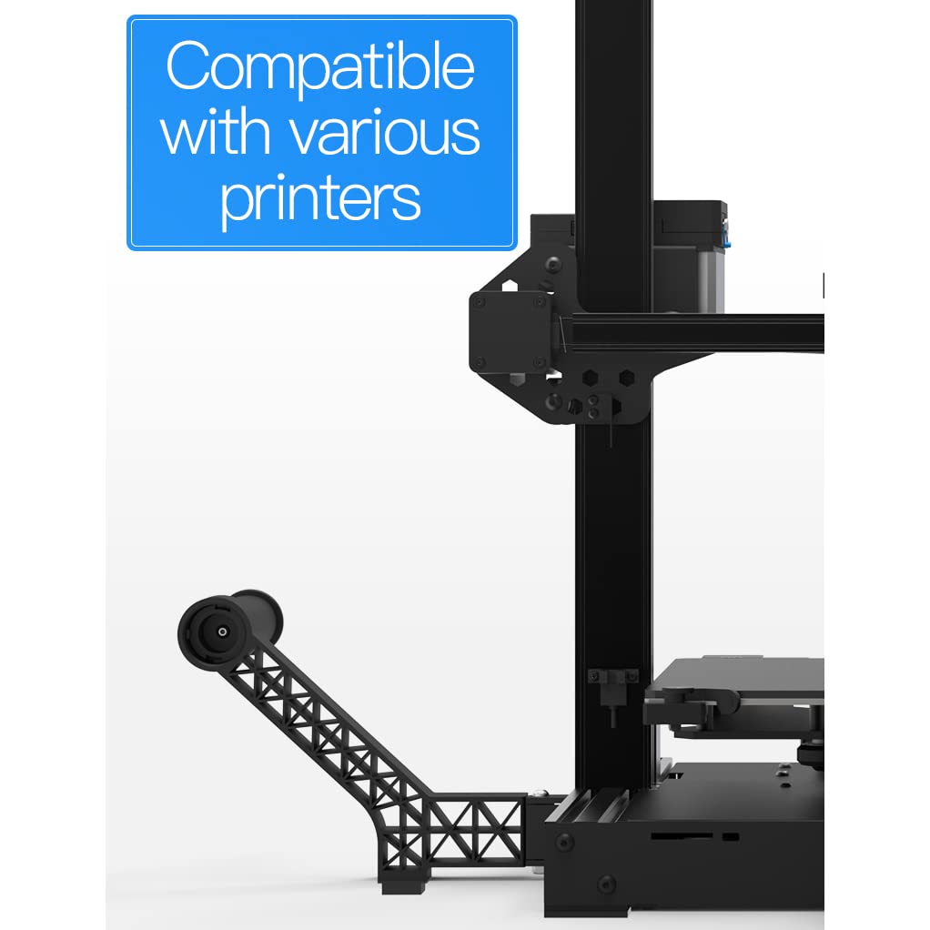 Original Creality Upgrade Built-in Bearings Rotatable Filament Spool Holder Bracket for Ender 3, Ender 3 V2, Ender3 Pro, Ender 3 V2 Neo, Sidewinder X1, Ender 5 Pro/Plus, Vyper, Mega SE 3D Pri - WoodArtSupply