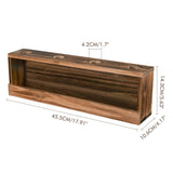 Ping Pong Paddle Storage Rack Table Tennis Racket Display Wall Mounted Holder for 4 Paddles and Balls Storage in Bar Room, Game Room, Office Break Room, Garage, Bedroom, Home, Rustic Burnt Sunix