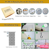 Lchen Hanging Room Divider Panel,10 Pieces Hanging Wall Divider Room Partition Wood-Plastic Thick Hanging Panel Screen Home Office Decoration(ML-S-10Panels) Lchen