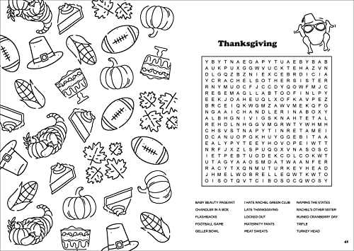 Friends Word Search, Quips, Quotes, and Coloring Book (Coloring Book & Word Search) WoodArtSupply