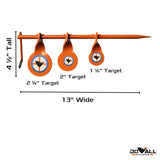 Do All Outdoors Triple Tree Spinner Steel Shooting Target for .22 Caliber Do All Outdoors