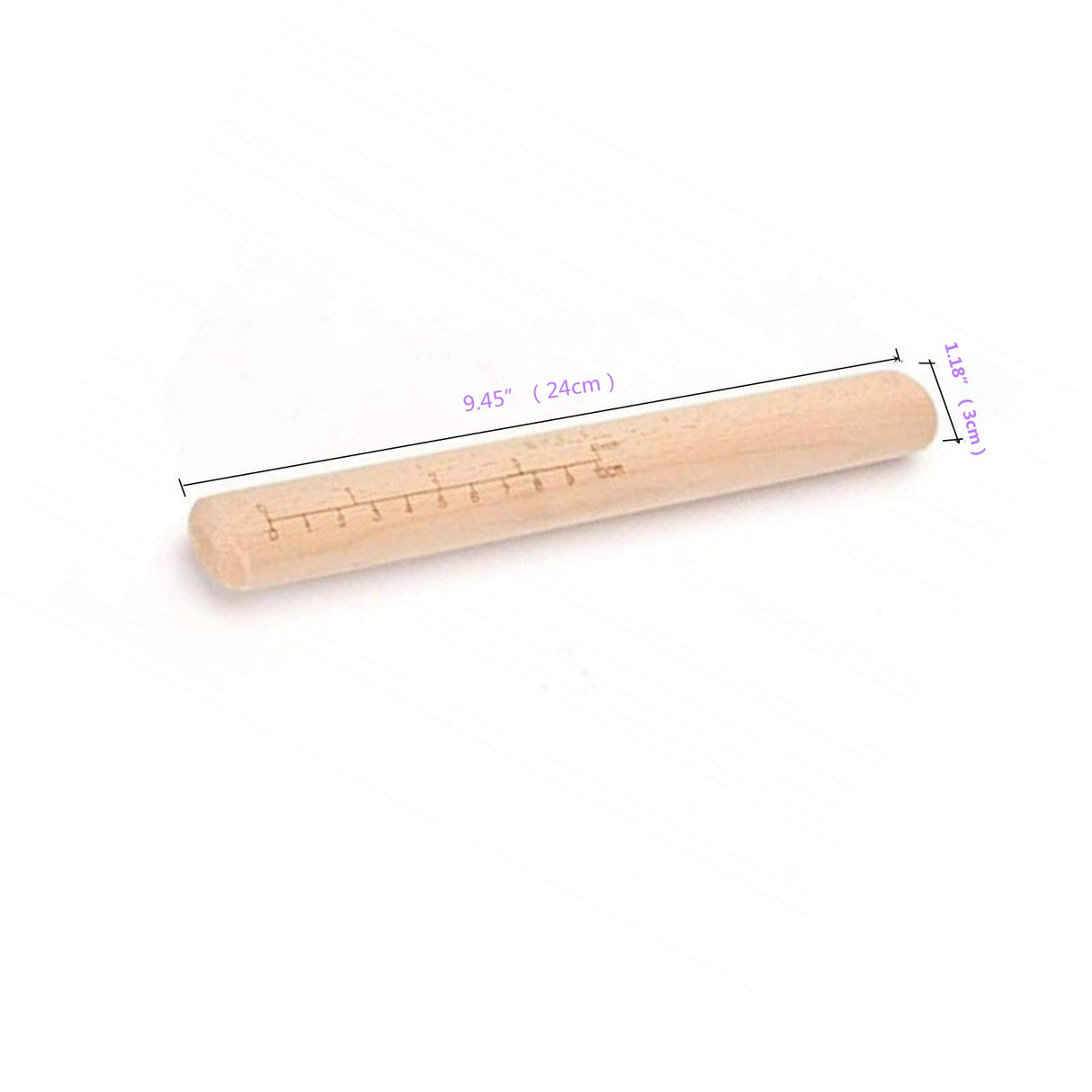 XBLDMJY Small Rolling Pin，Dumpling Rolling Pin,9 Inch Short Wood Rolling Pin for Fondant,Pie Crust Cookie，Small Baking Cooking Tool XBLDMJY