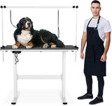 Sunvasagoo Electric Dog Grooming Table - Professional Quiet Motor, Non-Slip Desk Mat, Height Stepless Adjustable, Unique Smooth Edge Wrap, and Heavy-Duty Frame Construction. Sunvasagoo