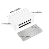Jiayi Adhesive Magnetic Cabinet Door Catches 4 Pack Cabinet Door Magnet White Magnet Catch Cupboard Magnetic Catches Stainless Steel Kitchen Magnetic Latch for Drawer Wardrobe Closet Door Closing Jiayi