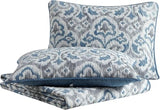 Tommy Bahama - King Quilt Set, Soft & Reversible Woven Bedding with Matching Pillowcases, Medium Weight for Year Round Comfort, 3 Piece Bed Set (Cape Verde Smoke) Tommy Bahama