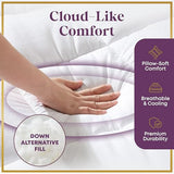 CirclesHome Hotel Collection Twin XL Size Hybrid Mattress Protector & Pad - Extra Padded, Thick, Plush, & Fitted Mattress Topper for Bed - Comfortable Pillow Top Mattress Cover CIRCLESHOME