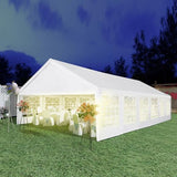 VOYSIGN Party Tent 20X40ft Heavy Duty Large Outdoor Canopy White Event Shelter Gazebo Carport for Parties Wedding VOYSIGN