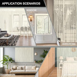 Beaded String Curtains for Doorways Boho Bedroom Decor Hanging Door Wall Beads Closet Window Curtain Room Divider Privacy Decorative (Champagne, 39" W x 79" L) JINYONGXIN