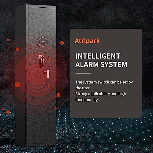 INTERGREAT [2024 NEW] 5-6 Rifle Gun Safe, Large Shotgun Rifle Safe with Fingerprint Keypad for Home Rifle and Pistols, Long Rifle Safe with 3 Adjustable Shelf and Lock Box for Home, Garage INTERGREAT