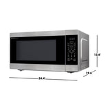 SHARP SMC2266KS Oven with Removable 16.5" Carousel Turntable, Cubic Feet, 1200 Watt Countertop Microwave, 2.2 CuFt, Stainless Steel Sharp