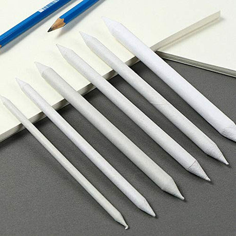 36 Pieces Artist paper Blending Stump and Tortillion Art Blenders 6 sizes for Student Sketch Drawing Bykswil