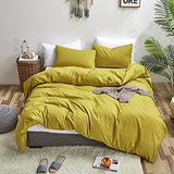 Luxlovery Chartreuse Comforter Set Queen Moss Green Bedding Set Modern Solid Soft Breathable Yellowish-Green Blanket Quilts 3 Piece Bedding Set for Women Men Kids Luxlovery