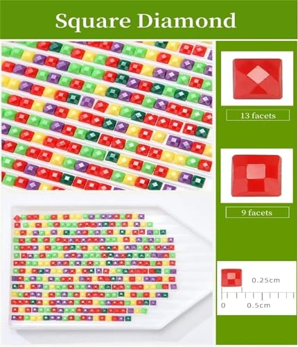 Coffee Diamond Art Kits for Adults, DIY Diamond Painting Food Paint by Numbers Kit for Beginners, 5D Full Drill Diamonds Gem Arts and Crafts for Home Wall Decor Gifts, Hobbies for Women 28x56inch N3-9 HUAYIJON