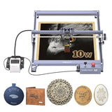Creality 72000mW Output Power Laser Engraver, Falcon Pro 10W with Air Assist Laser Engraving Machine, CNC Machine Laser Engraver for Wood and Metal, Paper, Acrylic, Leather Creality