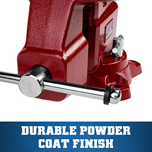 Wilton Utility HD Bench Vise, 8" Jaw Width, 8-1/2" Jaw Opening, 4-1/2" Throat (Model 648UHD) Wilton