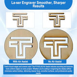 Air Assist for La-ser Cutter and Engraver, Air Assist Pump for La-ser Cutter, Stable 30L/min Airflow, for D1,D1 Pro La-ser Engraver and Other Cutter, Remove Smoke, Dust, Protect La-ser Lens. PYXGLAQ
