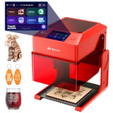 AlgoLaser Pixi Smart Laser Engraver - 3W Portable Laser Engraver Machine with 3.5" Touchscreen & AlgoOS System & APP - Laser Engraving for Wood, Acrylic, Glass, Beginner & DIY Gift & Small Business AlgoLaser