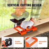 VEVOR Chainsaw Mill, Vertical Lumber Cutting Guide with 2"-6" Cutting Width, Cast Iron Portable Timber Chainsaw Attachment, Lightweight Wood Timber Milling Attachment for Builders and Woodworkers VEVOR