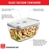 ZWILLING Fresh & Save Vacuum Sealer Machine Starter Set with Airtight Food Storage Container Glass, Sous Vide Bags, Meal Prep ZWILLING