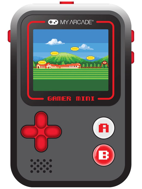 My Arcade Gamer Mini Classic-Red: Miniature Handheld Gaming System Packed with 160 Games, 1.8'' Color Display (DGUN-3925), Small My Arcade