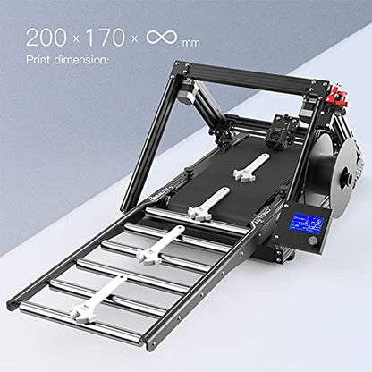 Creality CR-30 3D Printer 3DPrintMill Infinite Z Belt Printer Continuous Belt CoreXY Motion Upgraded 32-bit Silent Board Dual Gear Metal Extruder Cosplay Props Print Farm - WoodArtSupply