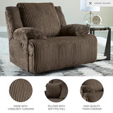 Signature Design by Ashley Top Tier Contemporary Manual Rocker Recliner, Dark Brown Signature Design by Ashley