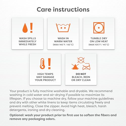 HOSPITOLOGY PRODUCTS Mattress Encasement - Zippered Bed Bug Dust Mite Proof Hypoallergenic - Sleep Defense System - Queen - Waterproof - Stretchable - Standard 12" Depth - 60" W x 80" L HOSPITOLOGY PRODUCTS