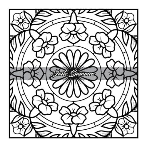 100 Mini Mandalas: A Mandala Coloring Book for Adults and Kids with Easy, Cute, and Tiny Designs for Stress Relief and Relaxation WoodArtSupply